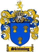 Skimming coat of arms family crest download