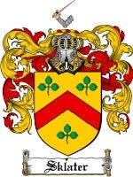 Sklater coat of arms family crest download