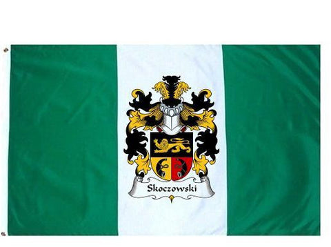 Skoczowski family crest coat of arms flag