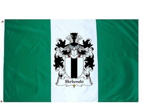 Skrbenski family crest coat of arms flag