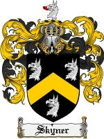 Skyner coat of arms family crest download