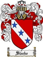 Slacke coat of arms family crest download