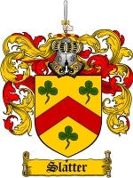Slatter coat of arms family crest download