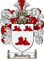 Slatterly coat of arms family crest download