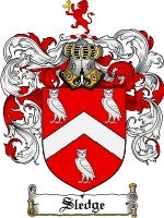 Sledge coat of arms family crest download