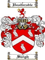 Sleigh coat of arms family crest download