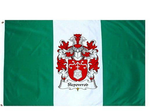 Slepowrod family crest coat of arms flag