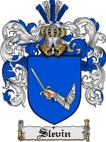 Slevin coat of arms family crest download