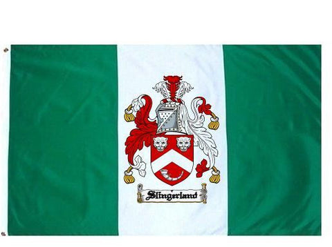 Slingerland family crest coat of arms flag