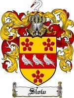 Slow coat of arms family crest download
