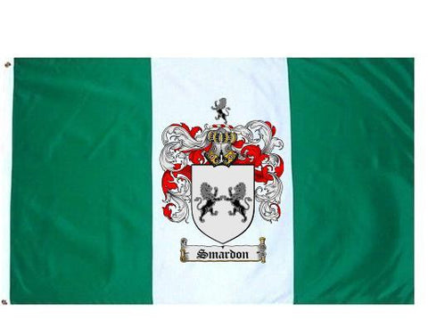 Smardon family crest coat of arms flag