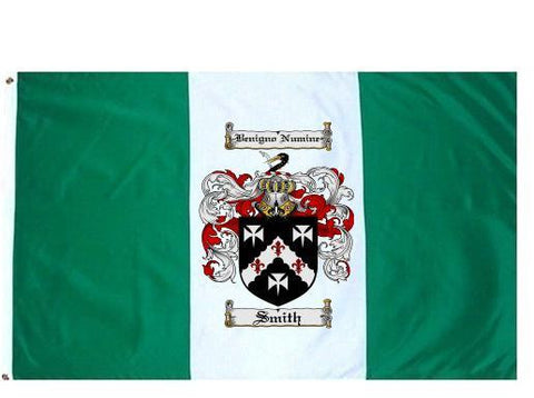 Smith family crest coat of arms flag