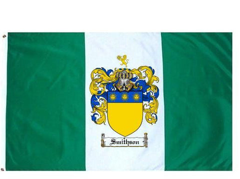 Smithson family crest coat of arms flag