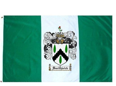 Smithwick family crest coat of arms flag