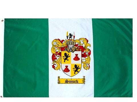 Smuck family crest coat of arms flag