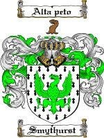 Smythurst coat of arms family crest download