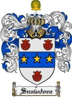 Snawdone coat of arms family crest download