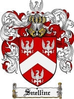 Snellinc coat of arms family crest download