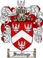 Snellinge coat of arms family crest download