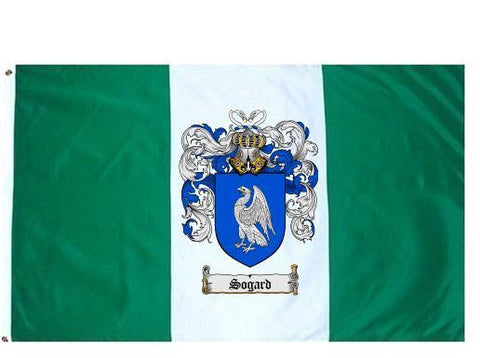 Sogard family crest coat of arms flag