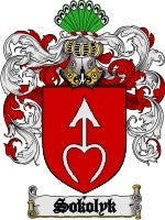 Sokolyk coat of arms family crest download