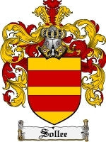 Sollee coat of arms family crest download