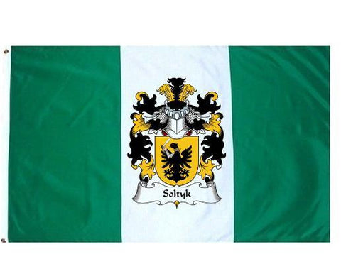Soltyk family crest coat of arms flag