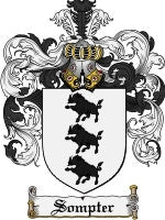Sompter coat of arms family crest download