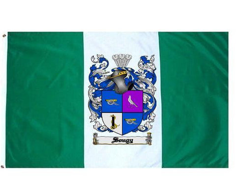 Songy family crest coat of arms flag
