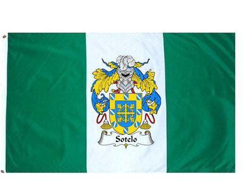 Sotelo family crest coat of arms flag