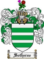 Sotherne coat of arms family crest download