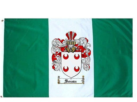 Sousa family crest coat of arms flag