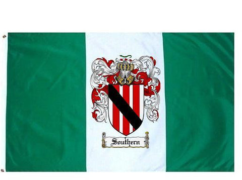 Southern family crest coat of arms flag