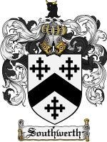 Southwerth coat of arms family crest download