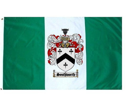 Southworth family crest coat of arms flag