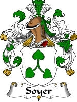 Soyer coat of arms family crest download