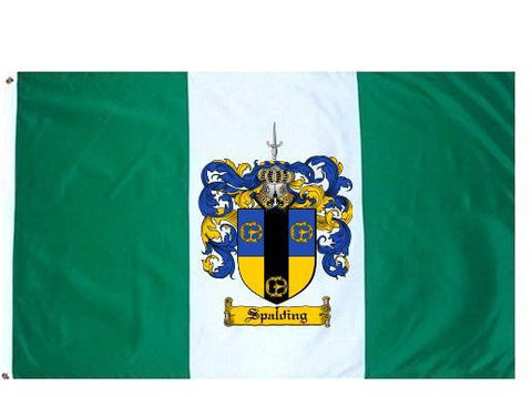 Spalding family crest coat of arms flag
