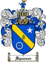 Spanner coat of arms family crest download