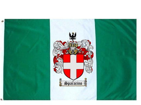 Sparacino family crest coat of arms flag