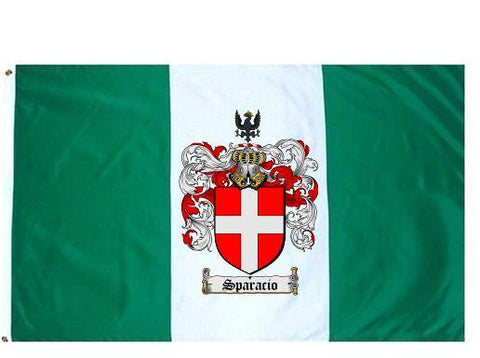 Sparacio family crest coat of arms flag