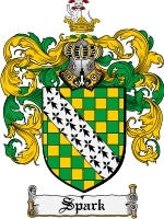 Spark coat of arms family crest download