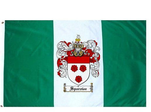 Sparowe family crest coat of arms flag