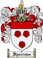 Sparrowe coat of arms family crest download