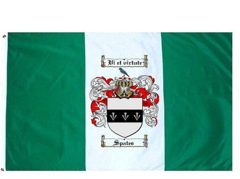 Spates family crest coat of arms flag