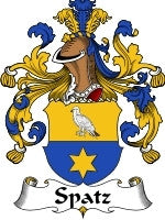 Spatz coat of arms family crest download
