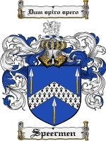 Speermen coat of arms family crest download