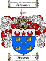 Speers coat of arms family crest download