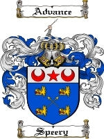 Speery coat of arms family crest download