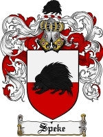 Speke coat of arms family crest download