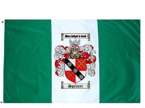 Spencer family crest coat of arms flag